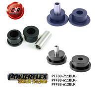Powerflex Black FrLow Leva Collegamento Motore C70 96-05 Bush Lrg+Sml+LrgRnd