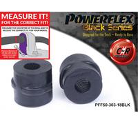 Powerflex Black Serie Fr Rollio Bronzine Barra 18mm per Peugeot 306
