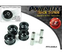 Powerflex Black Fr Upr Ctrl Boccole Del Braccio per Audi RS4 + Avant B7 05-08