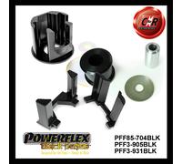 Powerflex Black Inferiore Motore 42mm Kit di Montaggio Per Audi Ttrs MK2 8J (