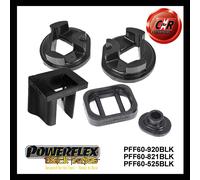 Powerflex Black Inserti Motore E Cambio Per Clio III 05-12