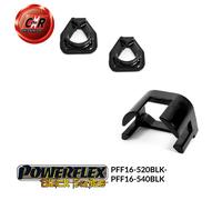 Powerflex BLACK Inserti Motore Inferiori E Superiori Panda Gen 2 2WD 03-12
