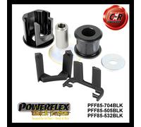 Powerflex Black Loweng 38.5mm Mnt di Kit per Audi TT2 Mid08-14 PFF85-704+ 505+