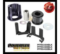 Powerflex Black Loweng 38.5mm Mnt Kit Per Audi TT2 07-Mid08 PFF85-504+ 505+