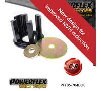 Powerflex Black Inferiore Engmnt Inserti Grande Per VW Scirocco 3 Medio 08-