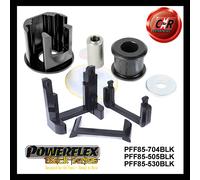 Powerflex Black Lowenginslrg + Lowengsmlbush + Gbox Inserto Per Golf5 Più