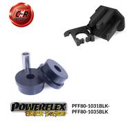 Powerflex Black Motore Inserti Destro + Ant. Lowr Motore Boccola PFF80-1031BLK