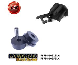 Powerflex Black Motore Inserti Destro + Ant. Lowr Motore Boccola PFF80-1031BLK