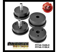 Powerflex Black Motore Mnt Kit Gbox Superiore Ant. + Grbox RR per Sunny Gti-R