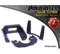 Powerflex Black Parte Superiore Motore Supporto Inserti per VW Golf Mk5 (03-09)