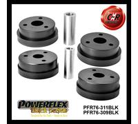 Powerflex Black Posteriore Basso 73mm + 79mm RR Motore Spazzole per MR2