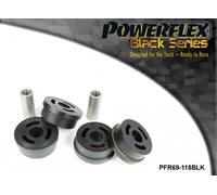 Powerflex Black Posteriore Fascio Supporti Per Impreza Wrx & Sti Gc , Gf 93-00