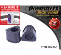 Powerflex Black Posteriore o ,IN Spazzole 24mm per VW Jetta MK1 79-84