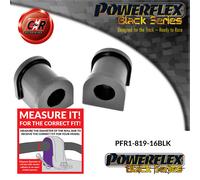 Powerflex Black Posteriore o,Spazzole 16mm per Alfa Romeo 147 (00-10)