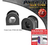 Powerflex Black Posteriore o,Spazzole 18mm Per Civic Mk7 (01-05)
