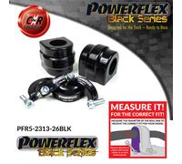 Powerflex Black Posteriore o,Spazzole 26mm per BMW 2 Serie M2 23on