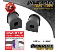 Powerflex Black Posteriore Rollio Bronzine Barra 16mm per Mazda Rx-8 (03-12)