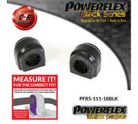 Powerflex Black Reararb Spazzole 18mm Mini Countryman 4WD 10-16 PFR5-111-18BLK
