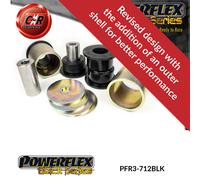Powerflex Black Serie RR Braccio Inferiore Spazzole Audi A6 4WD (11 PFR3-712BLK