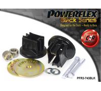 Powerflex Black RR Differenziale Boccola Protezioni per Audi A5 Quattro (07-16)
