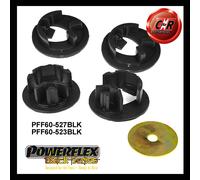 Powerflex Black Rr LowEngMnt Insert + UpRight Eng Inserts Per Megane2 2.0D 02-08