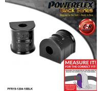 Powerflex Black RR o, A Chass Spazzole 18mm per Volvo C70 06-13 PFR19-1204-18BLK