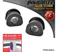 Powerflex Black RR o, Esterno Supporti 18.5mm Per VW Golf Mk2 G60 85-92