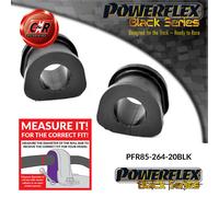 Powerflex Black RR o, Esterno Supporti 20mm Per VW Golf Mk3 4WD 93-97