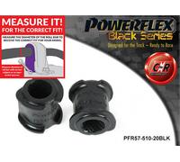 Powerflex Black Rrarb Spazzole 20mm per Porsche Cayman 987C 05-12