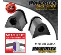 Powerflex Black RR o, Supporti Esterno 20.5mm Per VW Golf Mk1 73-85