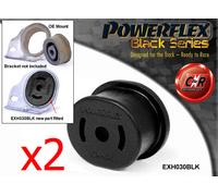 Powerflex Black RR Scarico Supporti Per Opel Astra MK6-Astra J 10-15 EXH030BLK