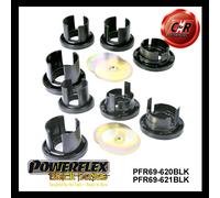 Powerflex Black RR Telaietto Fr + Protezioni Per Impreza Gr Gh Wrx + Sti 07-14