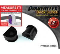 Powerflex Black Rrarb Interno Spazzole 20.5mm Per VW Volkswagen Corrado 89-95