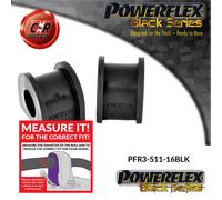 Powerflex Black RR Barra Antirollio Supporti 16mm per Audi S2 + Avant B4