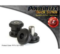 Powerflex Black Rrsubframe RR Spazzole 10mm per Audi S2 Coupe 91-96