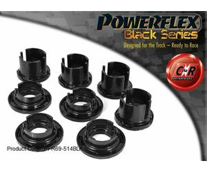 Powerflex Black Rrsubfrme Insrts Per Impreza + Wrx + Sti 02/08-12/10