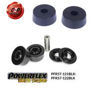 Powerflex Black Satinato Mnt Supporto Sml + Lrg Spazzole per Porsche 911 993