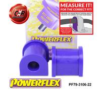 Powerflex Road Serie Anteriore Rollio Bronzine Barra 22mm per Tvr T350