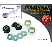 Powerflex Black RR Basso Tirante Fuori Spazzole per Porsche Macan (14on)