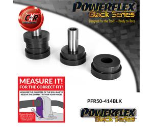 Powerflex Black Stabilizzatore Posteriore Barra Esterno Spazzole Per Peugeot 206