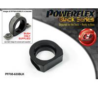 Powerflex Black Sterzo Cremagliera Supporto Boccola per Skoda Roomster (09-15)