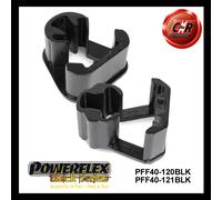 Powerflex Black Superiore + Basso Engmnt Protezioni per Mercedes Cla Classe W117