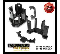Powerflex Black Superiore Destra Motore + Cambio Inserti per Fiesta6+S.02-08