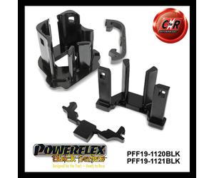 Powerflex Black Superiore Destro Motore Inserti + Gbox Inserti PFF19-1120BLK