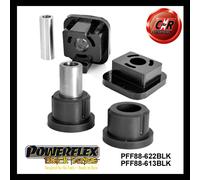 Powerflex Black Superiore Engmnt Crossshape Benzina + Upengmntsml Bush per Volvo
