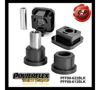 Powerflex Black Superiore Motore Croce Forma Benzina + Sml Bush per S60 01-09