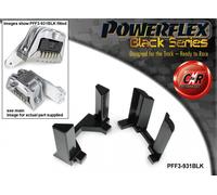 Powerflex Black Supporto Motore Superiore Inserto Per Audi RS3 MK2 2011-2013