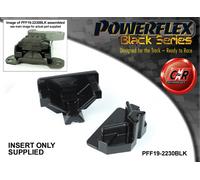 Powerflex Black Superiore Scatola Cambio Inserti per Ford Fiesta8 1.0L Eco 17on