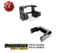 Powerflex Black Superiore Scatola Cambio + Supporto Motore Inserti PFF19-2231BLK