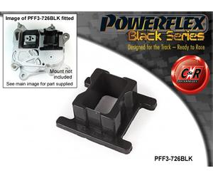 Powerflex Black Trans Mnt Insert Race Per Porsche Cayenne E3 9Y 18on PFF3-726BLK